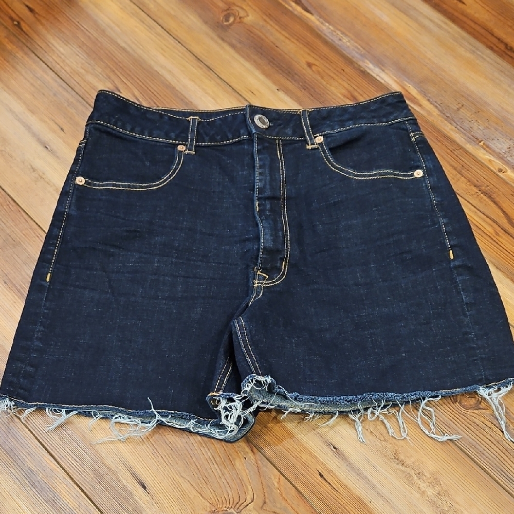 American Eagle Dark Blue Jean Shorts